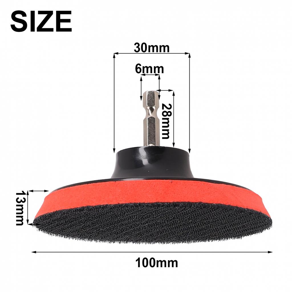 4 Inch/100mm Sanding Pad Accessories Drill Adapter