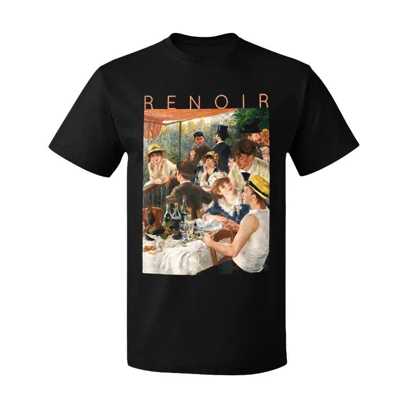 Camiseta Unsex French Renoir Impressionist Painter S разноцветный