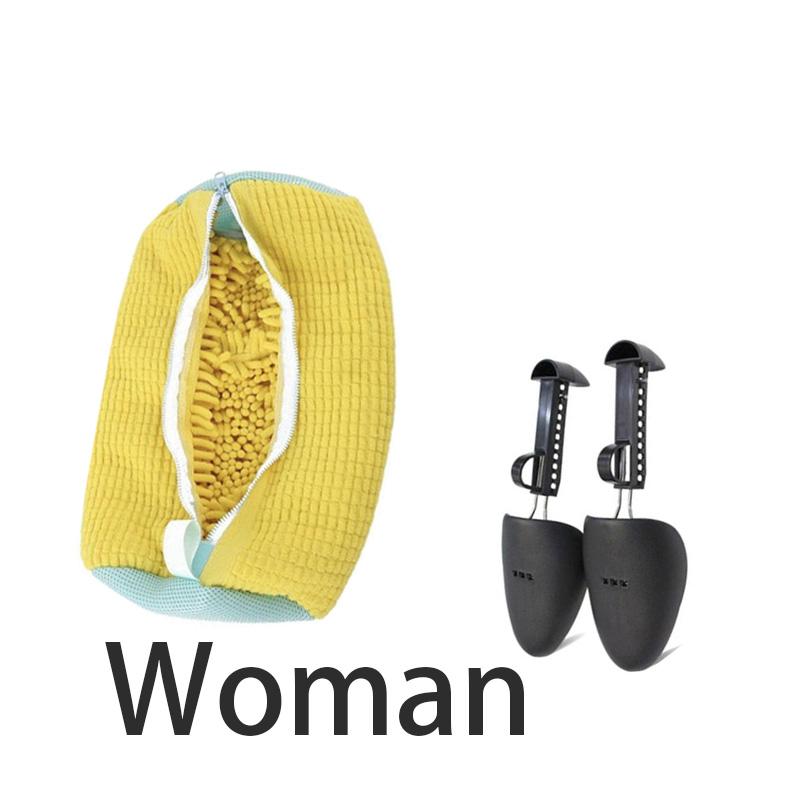 

Shoe Wash Bag with 2 Trees Set 360° Mesh Laundry Bag with Lock Zipper for Washer/Dryer Safe Machine Wash for Men/Women