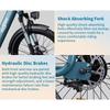 OneSport OT01 Electric Bike Cargo E-bike 650W 20 Inch Tires 48V 27AH 1296Wh Support APP Hydraulic Disc Brakes LCD Display