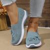 Scarpe da Donna Casual in Maglia Slip-on Traspiranti per Primavera ed Estate Scarpe Leggere e Comode