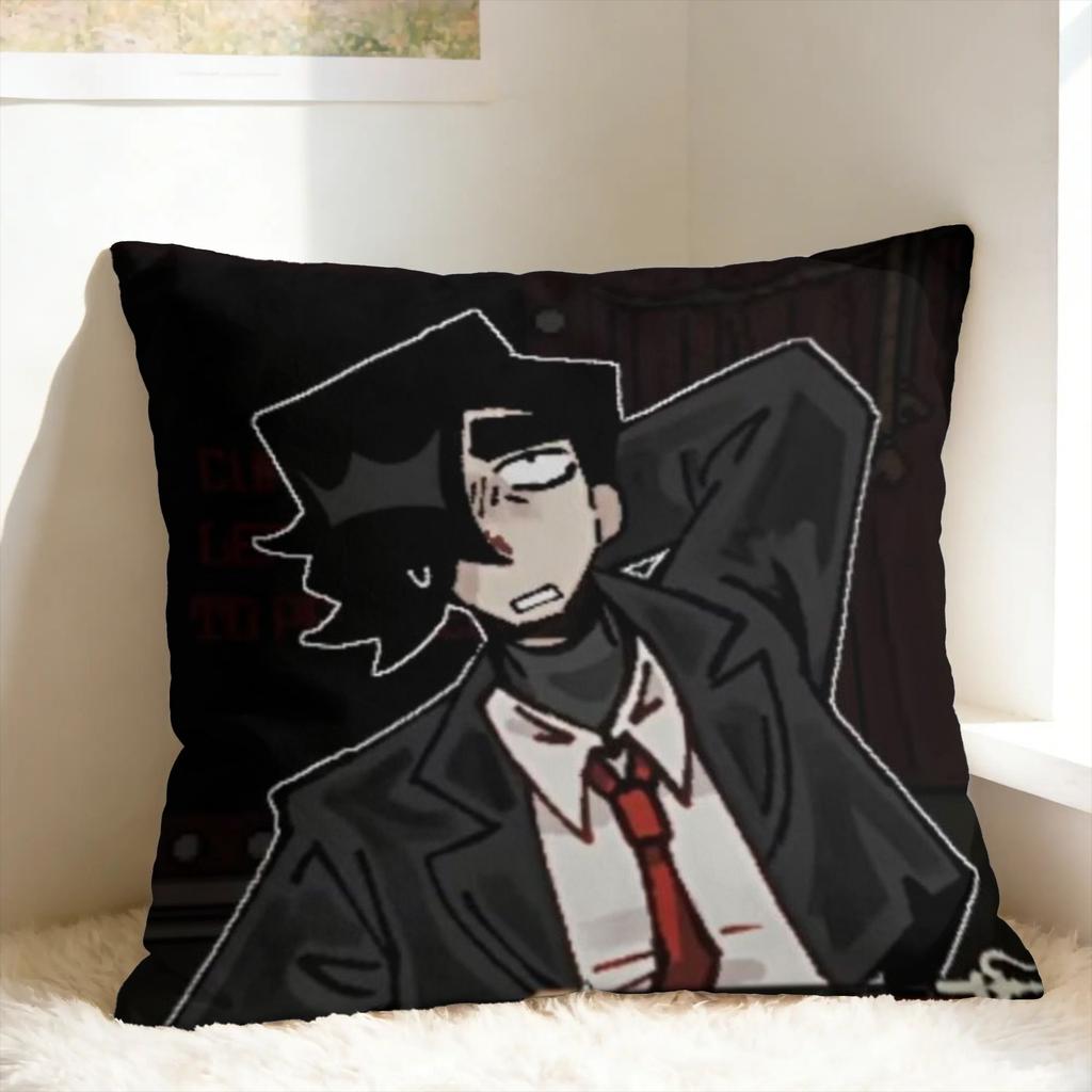 Benny Jackpot Crash Course Eddie Pillow Cover  Kawaii Pillow Case For Office Car Home Decor Soft Cushion Cover Birthday Gift
