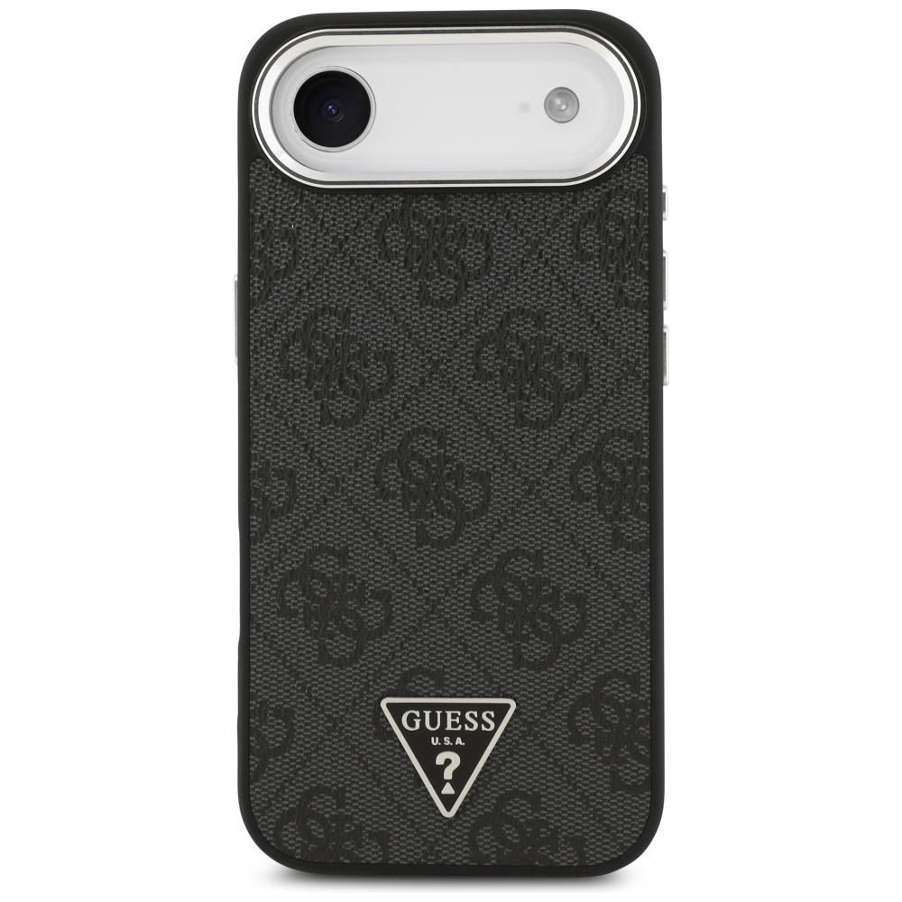 Guess 4G Triangle Logo MagSafe case for iPhone Air black silver