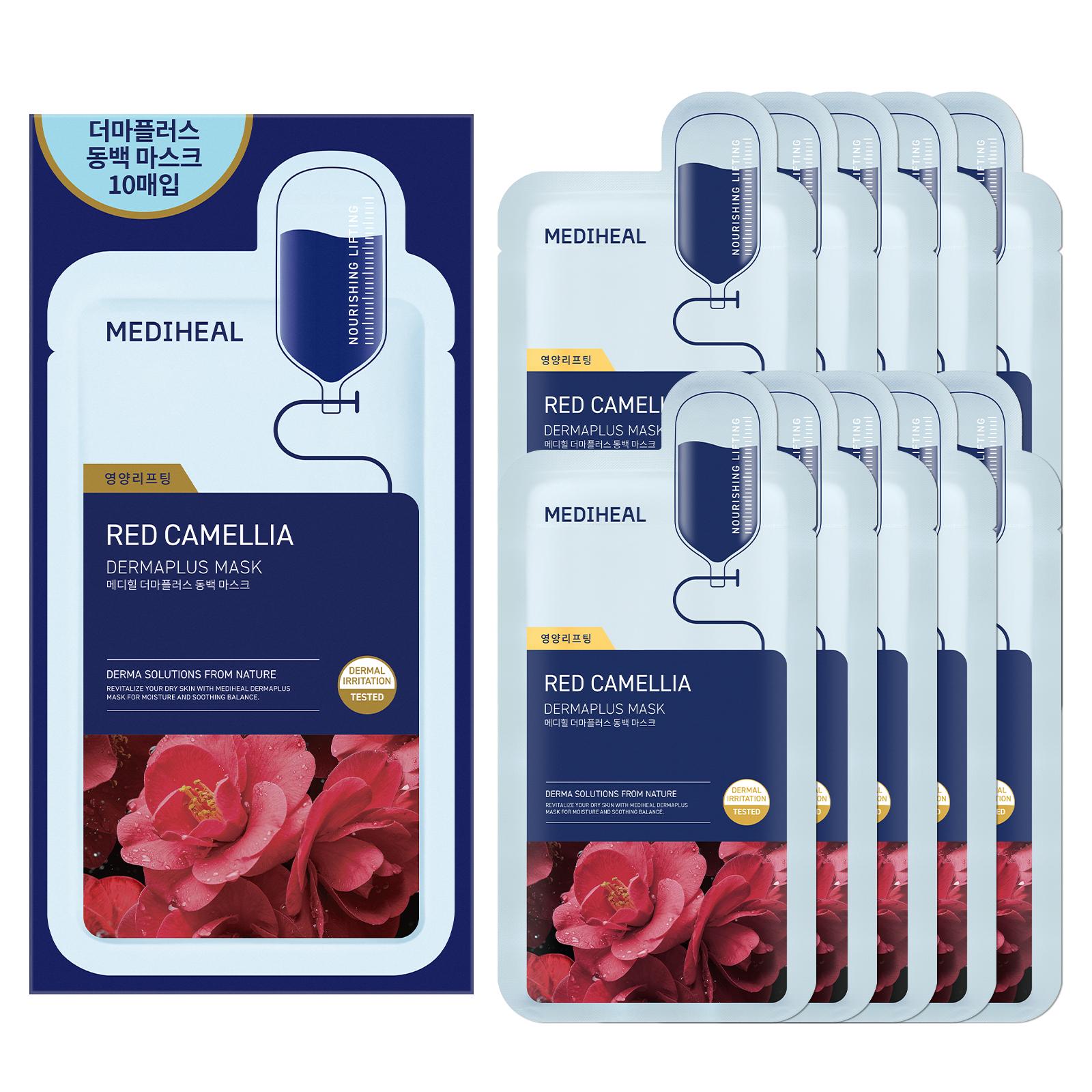 Mediheal Dermaplus Red Camellia Mask 22ml x 10ea