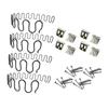 4x Sofa Feder Reparaturset Stuhl Feder Set Teile DIY Zubehör Zig Form Feder für Haus Haushalt Liege Sofa Stuhl