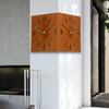 Modern Nordic Dual-Faced Silent Wall Clock for Living Room Decor