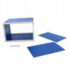Blue Metal Housing For Devices 110X250X190Mm