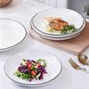 Jiwu Senlin Ceramic Deep Dinner Plate - 10 Inch Set of 2
