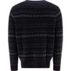 Polo Ralph Lauren Ribbed Trim Allover Print Crew Neck Pullover Sweater Men sweater Black 710954586-001