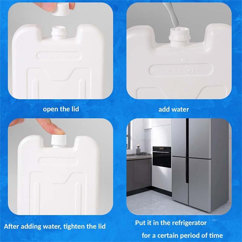 Reusable Ice Box  Keep Fresh Refrigeration Refrigerated Shipping Cooling Box Pe Picnic Cooler Box