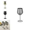 Elegant 304 Stainless Steel Wine Glasses Set Featuring Luxurious High Foot Design For Champagne And Sparkling Wine Ideal For Entertaining Guests