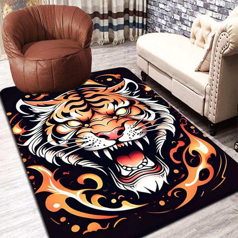 Tiger Rug Floor Mat for Living Room or Bedroom Soft and Comfortable Carpet a Gift for Birthday and Holiday.MFF0918290