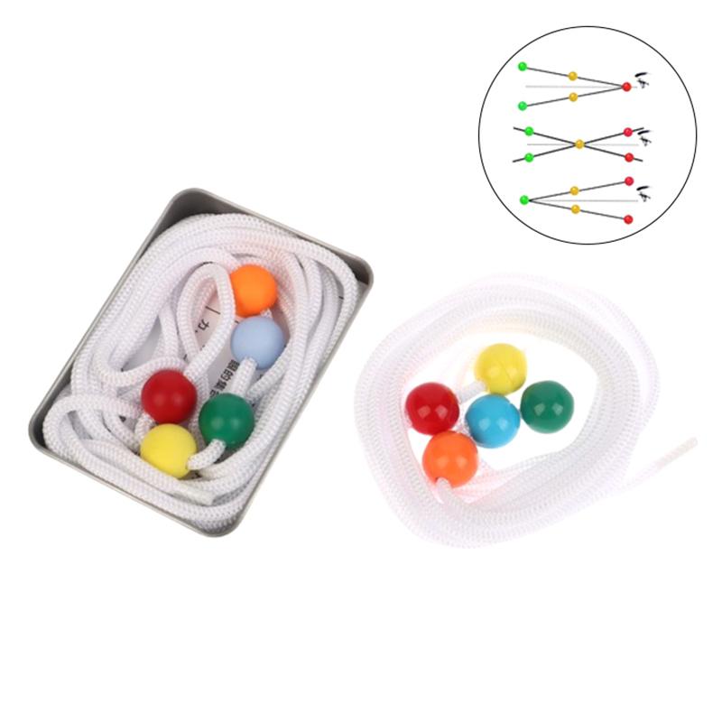 Športový zrak Trénuj Päť guľôčok Brockova šnúra Porucha konvergencie zraku Tréningová pomôcka Cvičenie zameriavania na cieľový bod