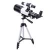 Professional Astronomical Telescope High Powered 70x300mm Astronomical Refracting Telescope with Tripod Barlow Lenses