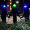 witch garden lamp 1/3pcs Halloween Decor Witch Decoration Set Sound Voice Control Flow And Sound Haunted House