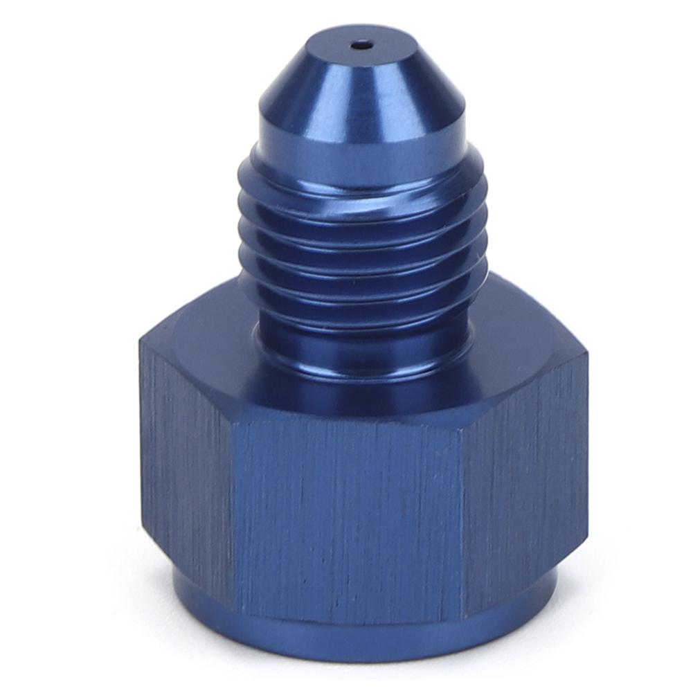Metal 4AN Inline Oil Inlet Restrictor Straight Fitting 4AN Male to 4AN Female 0.035in