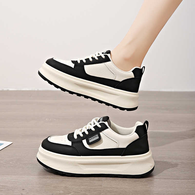 Plateforme PU Leather Golf Ladies Running Women's Shoes 35 Sneakers With Design Sport New Collection On Sale Promo