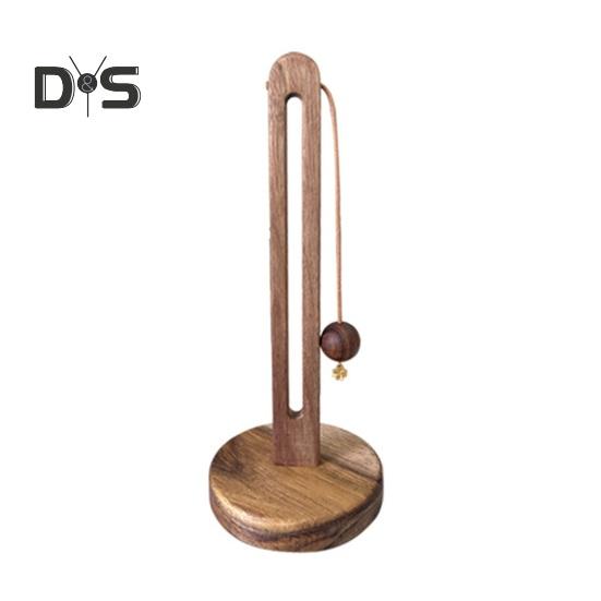 

Держатель для бумажных полотенец на кухонной столешнице с противоскользящим утяжеленным деревянным основанием, простая в установке стойка для рулонов бумажных полотенец B