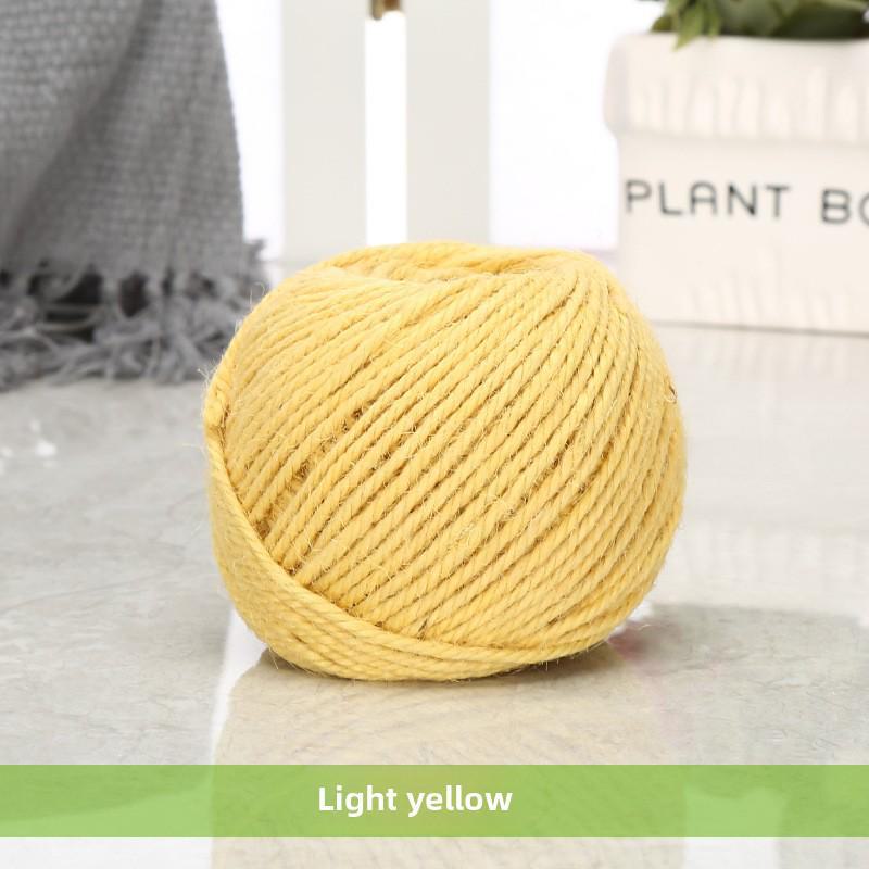Vintage Style Colored Hemp Rope for DIY and Photo Clips (1.5-2mm, 25m/50m/100m)