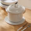 Daily minimalist polyester-cotton insulated pot mat, cotton rope clay pot mat, woven placemat, round dining table mat, heat-insulated and heat