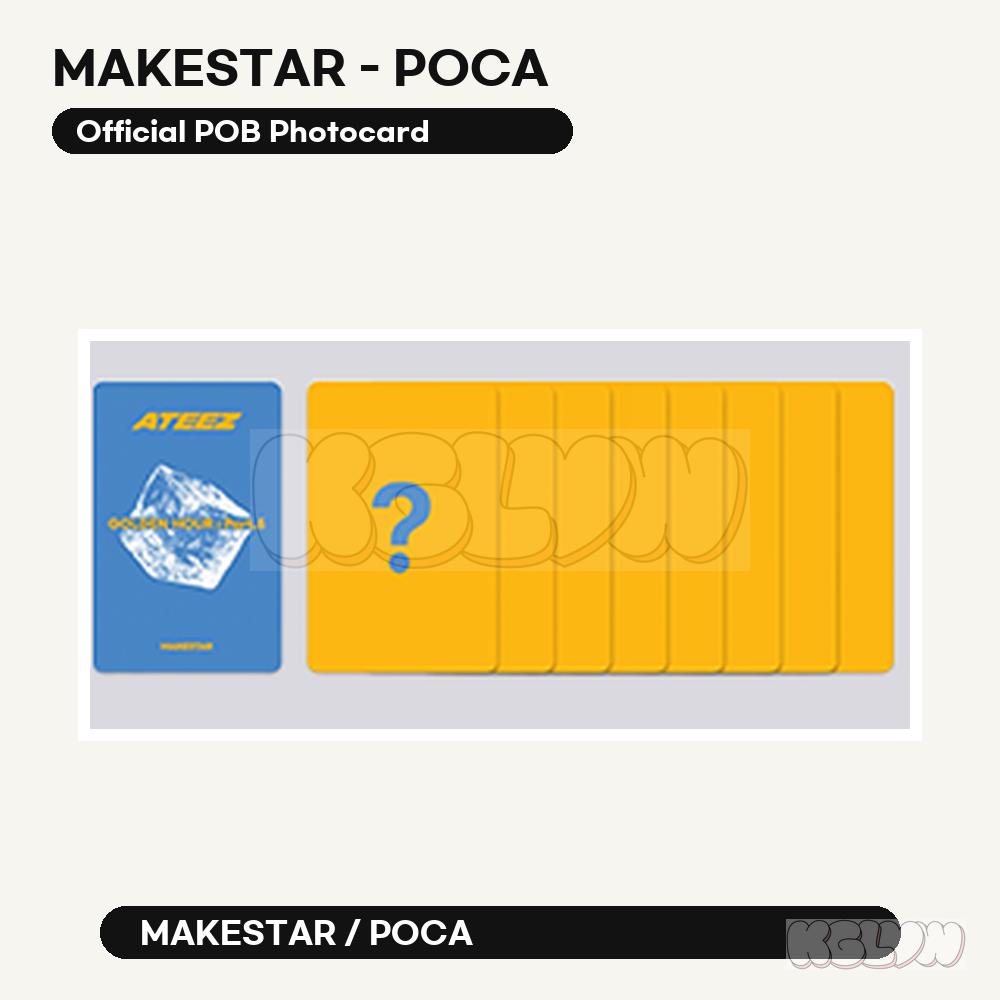 Pre-order ATEEZ GOLDEN HOUR Part.5 POB Photocard Select Kpop