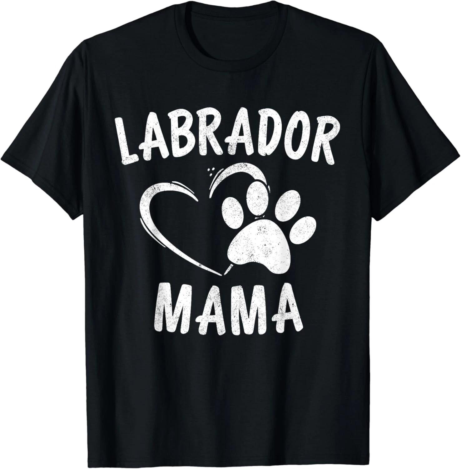Labrador Mama Gift Black Golden Lab Mom Apparel Dog Owner Gift Unisex T-Shirt 3XL