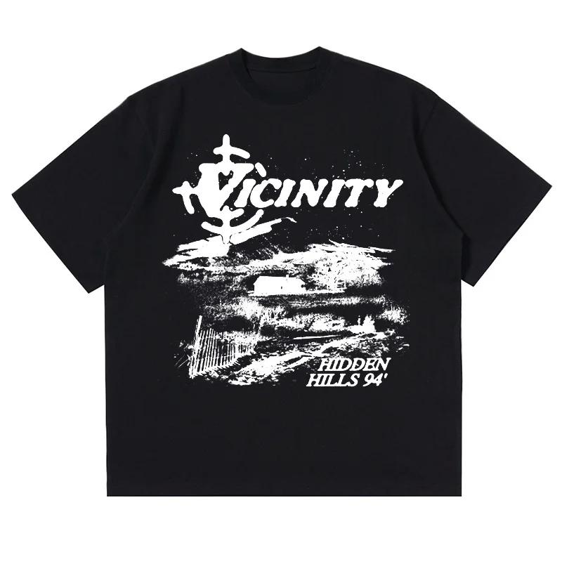 Oversized T Shirt Men Hip Hop T-Shirt Vintage 90s Streetwear Anime Harajuku Fashion Short Sleeve Top Gothic Clothes Casual Tees