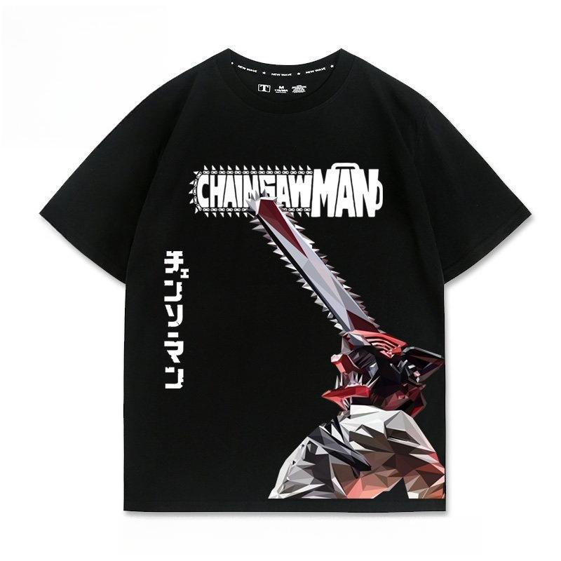 

Chainsaw Unisex Electric Pochita Anime Printed Tshirt Unisexs and Womens Tshirt Unisexs Top Sports Tshirt 2026 Summer New Tee S