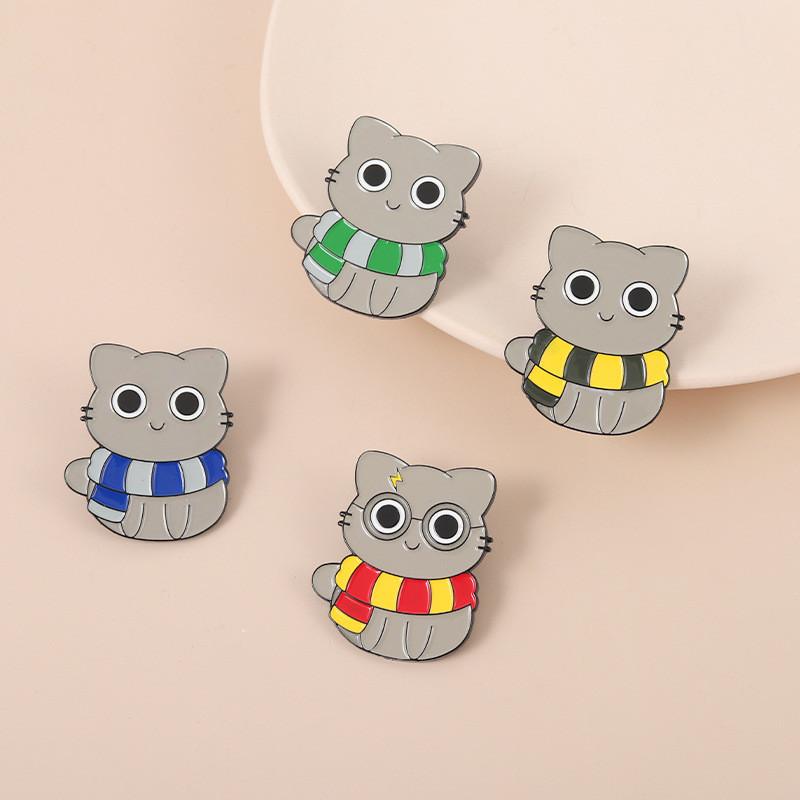 Cat Magical Eyecatching Pin For Clothing Accessories Suitable For Occasions All