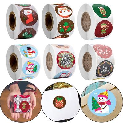 Decor Envelope Packaging Baking Sign Seal Sticker Christmas Stickers Sticky Note Adhesive Label