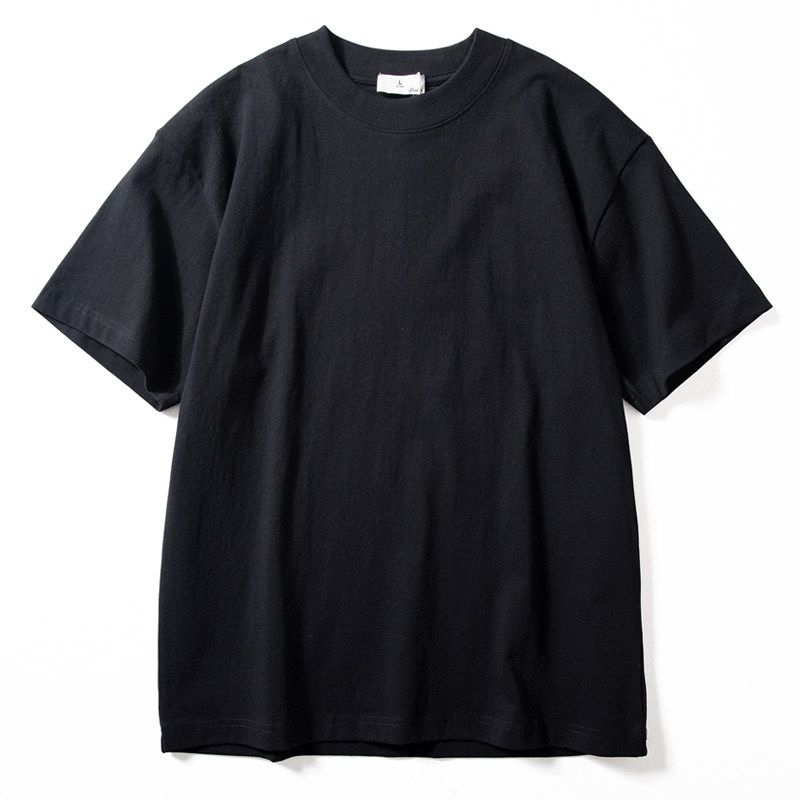 Short-Sleeved T-Shirt for Men 2025 Summer New Style Washed Cotton Top Pure Color Basic Versatile Loose Casual Half-Sleeve