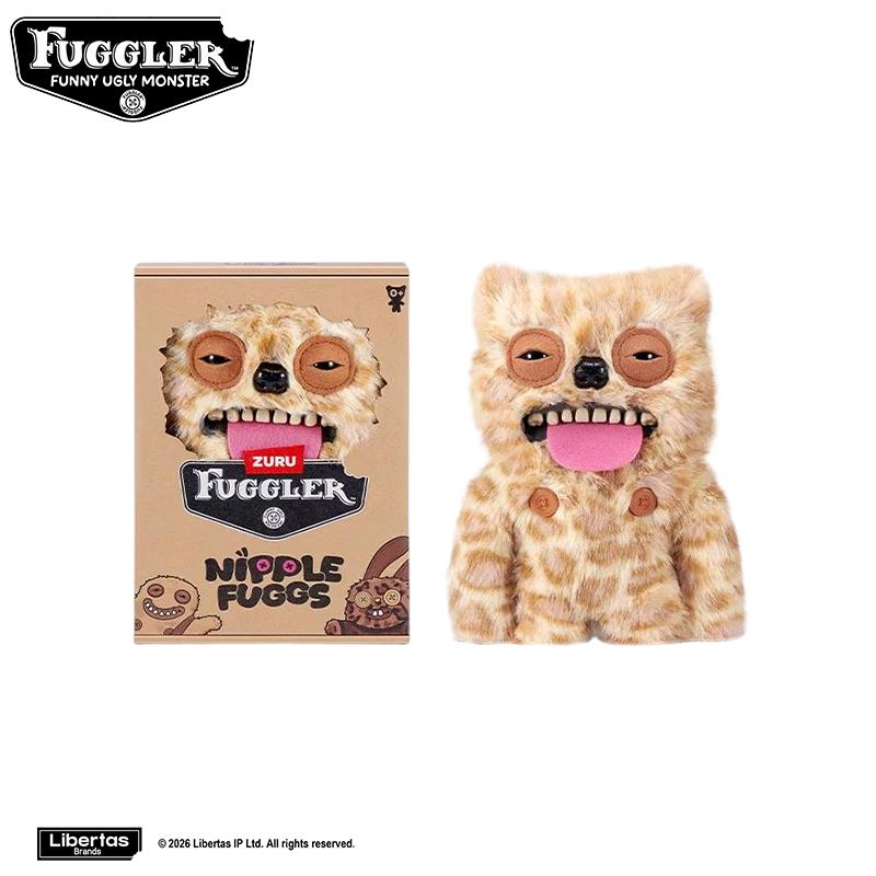 Original Fuggler Baddies Fluffy Buddies Fugglers Nipple Fuggs Soft Plush Toys Plushies Playful Ugly Monsters Fugglercorns Peluche 22Cm