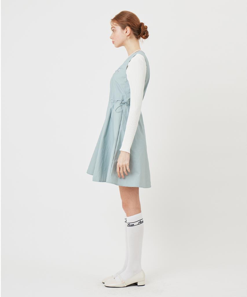 AVEN Sleeveless V-Neck Dress Mint