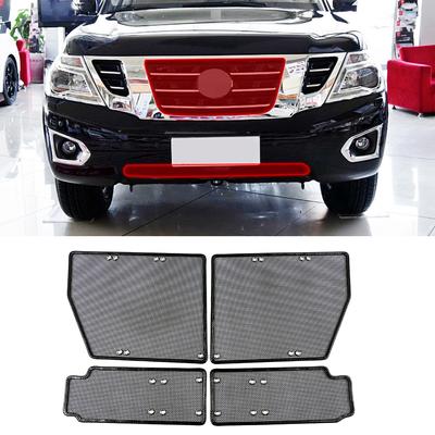 For Nissan Patrol VI Y62 2010-2019 Front Grills Insect Net Radiator Protective Condenser Protection Cover Anti Insect Sand Mesh