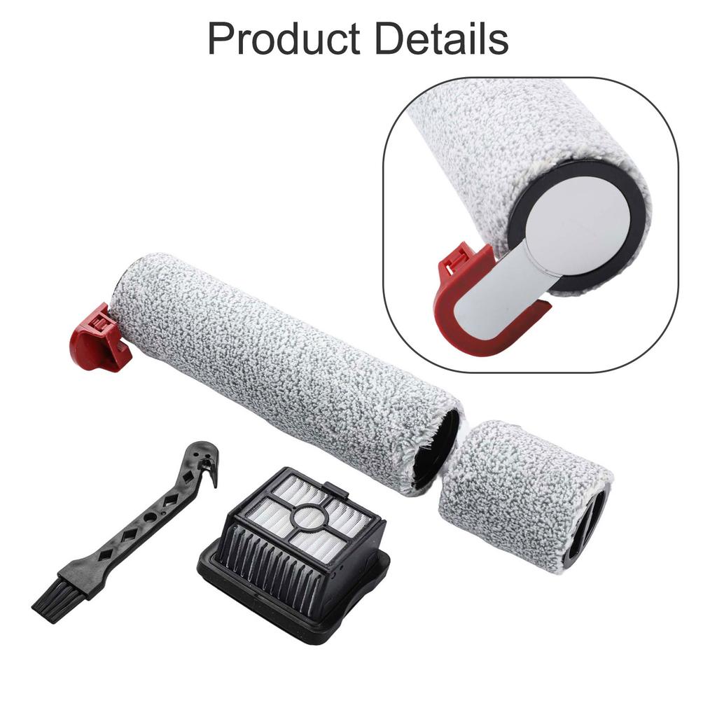 1 Set For Eureka For RapidWash NEW730 Roller Brush Filter Vacuum Cleaner Accessories Cleaning Spare To Replace