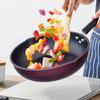 Wok antiaderente Pentole e padelle per la casa Stoviglie Wok per la cena in famiglia Padella per la casa Padella con coperchio