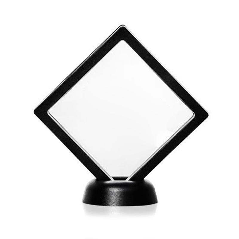 Challenge Coin Display Stand 3D Floating Transparent Phone for Case Jewelry Specimen Military Medal Stand Frame