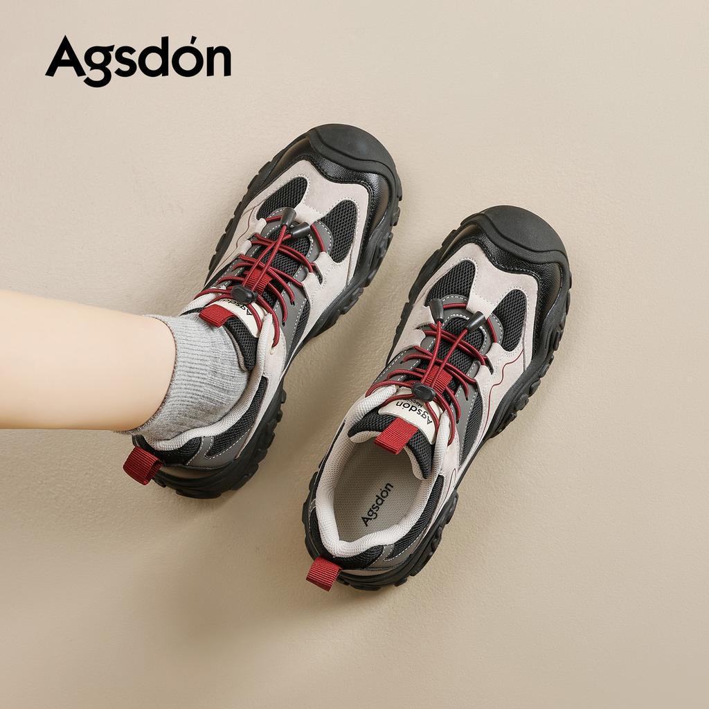 Augustine Platform Hiking Shoes New Spring Outdoor Soft-soled Dad Shoes Hiking Casual Sports Shoes
