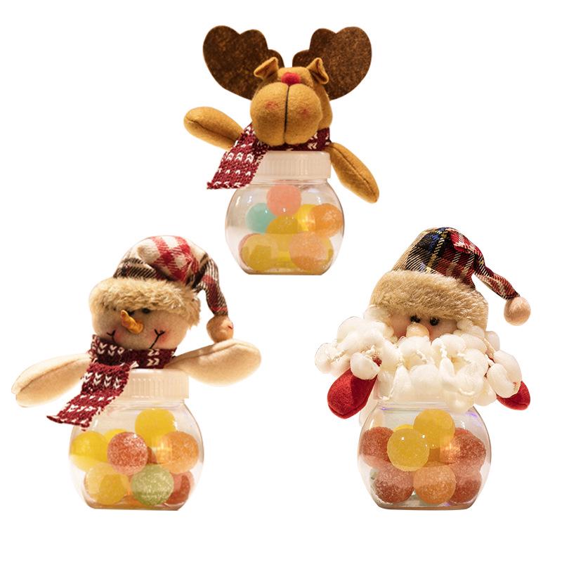 Plaid 3D Cartoon Candy Box & Christmas Decoration
