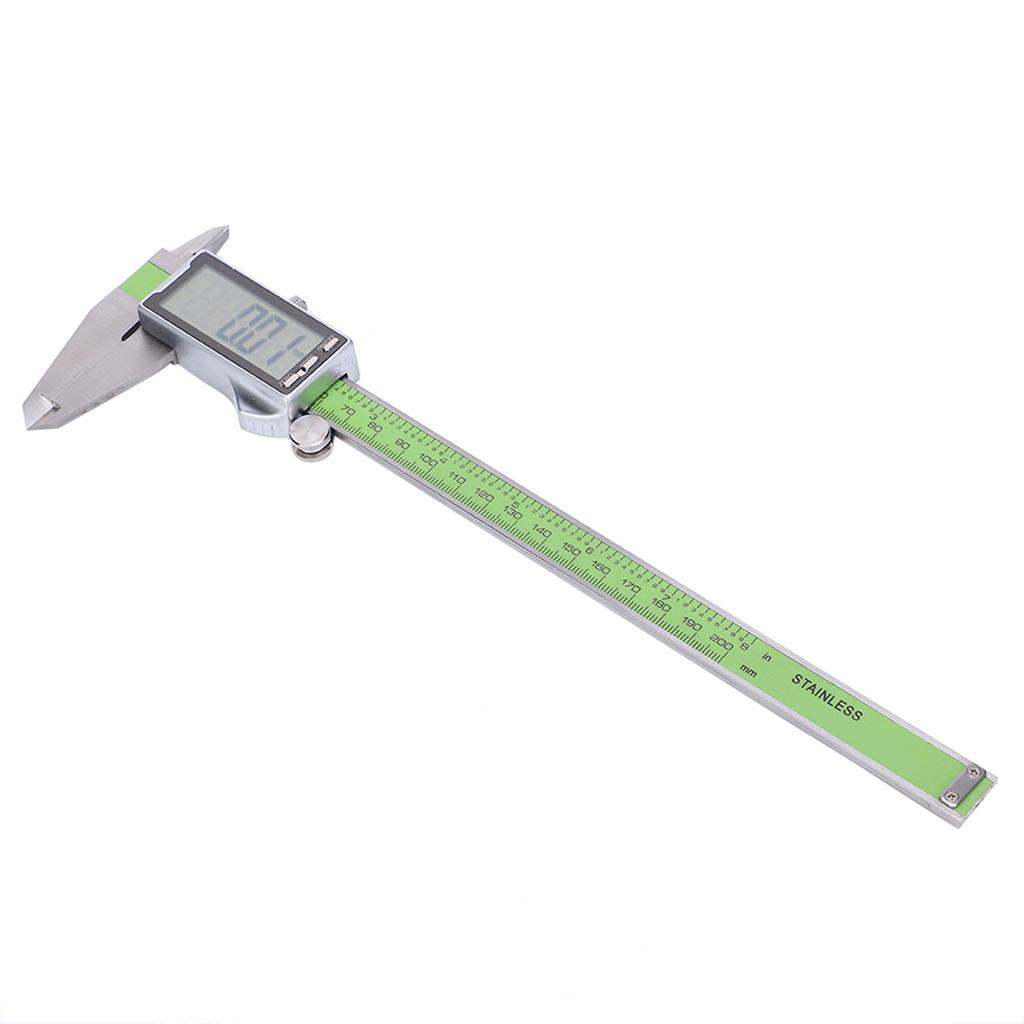 Digital Vernier Caliper Accurate Stainless Steel High Strength Electronic Ruler Gauge200mm