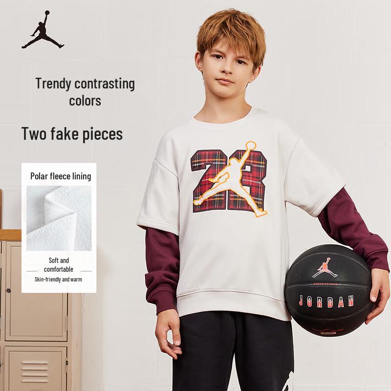 Детская флисовая толстовка Jordan Nike AJ (унисекс) M
