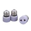 1Pcs Lamp Socket Us/Eu Without Light Practical White E27 Plug Bulb Holder Light Fixture Bulb Base Adapter Diy Accessories