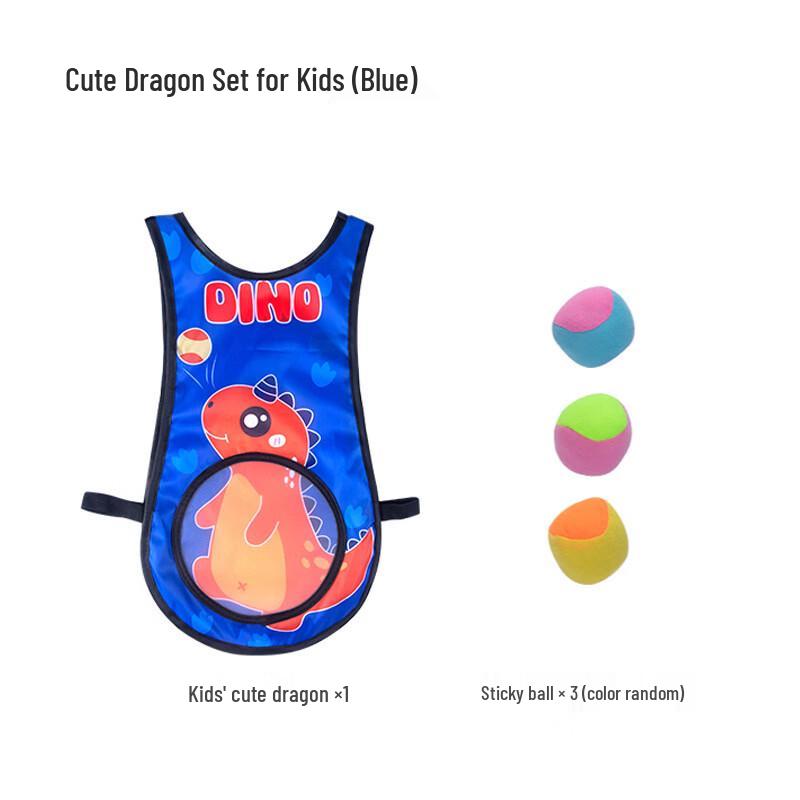 Kids Sticky Ball Target Vest Toy