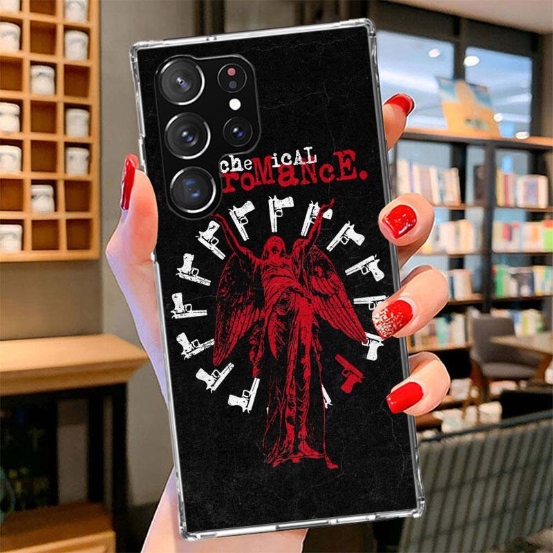 My Chemical Romance MCR Phone Case For Samsung Galaxy S26 S25 Edge S24 Ultra S23 S22 Plus S21 S20 FE Soft Fundas Shell Galaxy S2