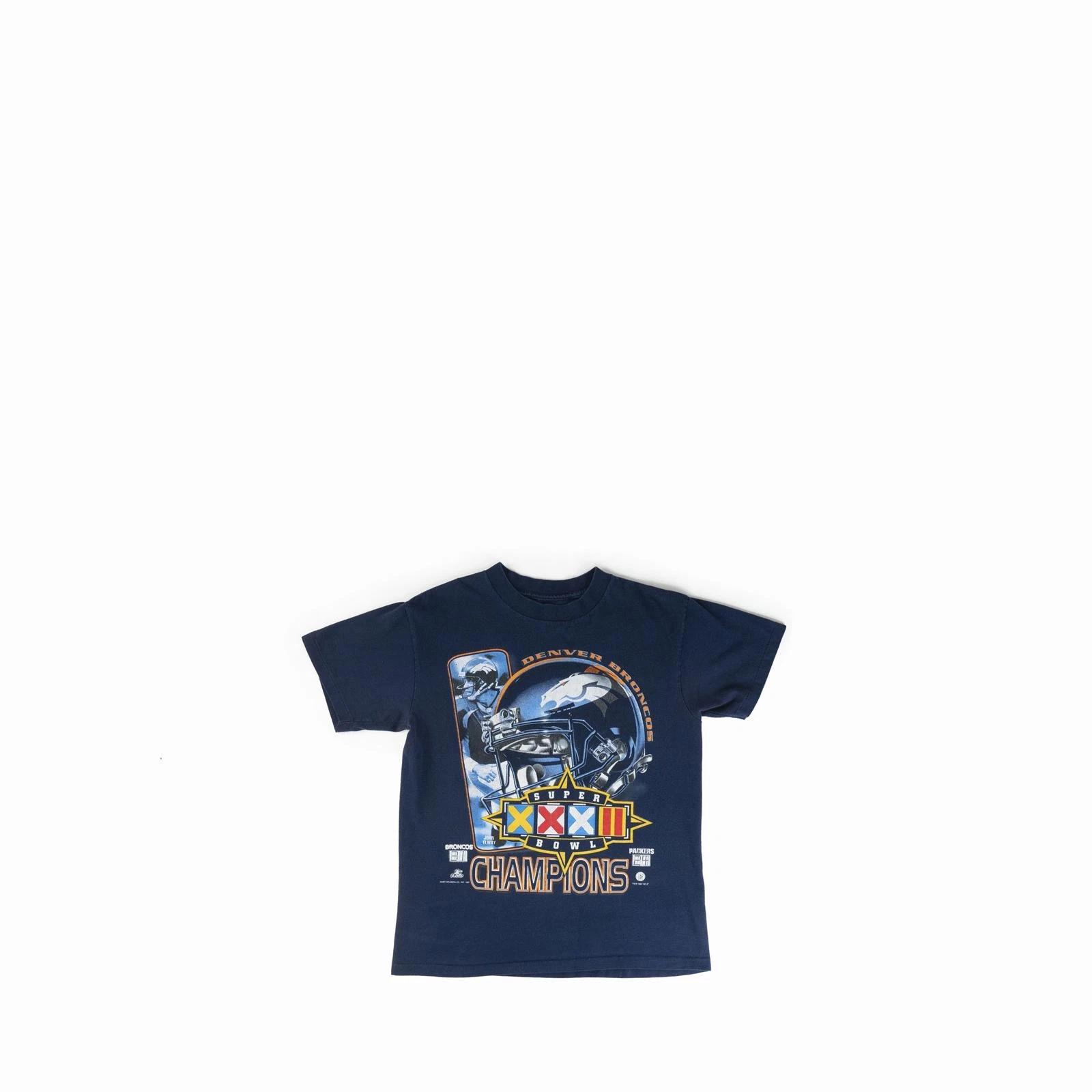 Vintage 1998 Denver Broncos Super Bowl Champion Tee Shirt Vtg Football NFL XXXII 2XL