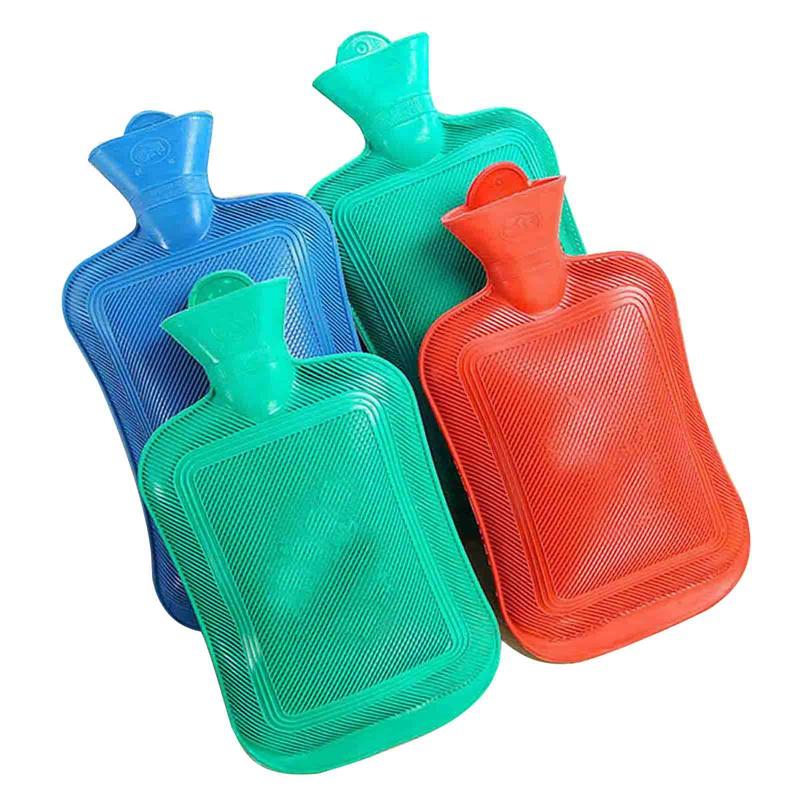 1pc 500ml Water Injection Rubber Water Bottle Thick Water Bottle Winter Warm Water Bag Hand Feet Warmer Water Bottle