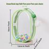 High-Transparency Thickened PVC Cotton Doll Storage Bag - Dustproof, Cute, Hanging, Transparent Q Round Design