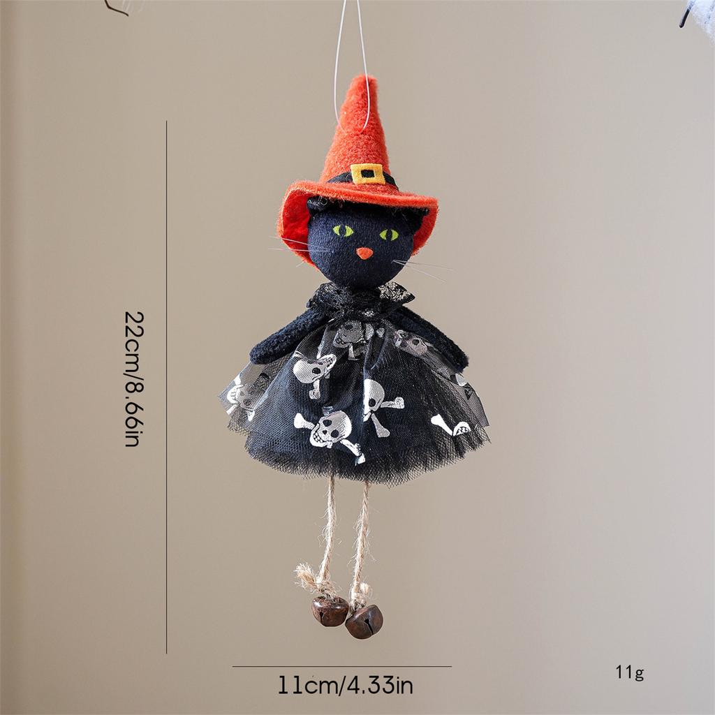 Halloween Hängende Geisterornamente Niedliche Gruselige Kürbisgeist- & Hexenornamente für Zuhause Halloween-Party-Ornamente Zubehör