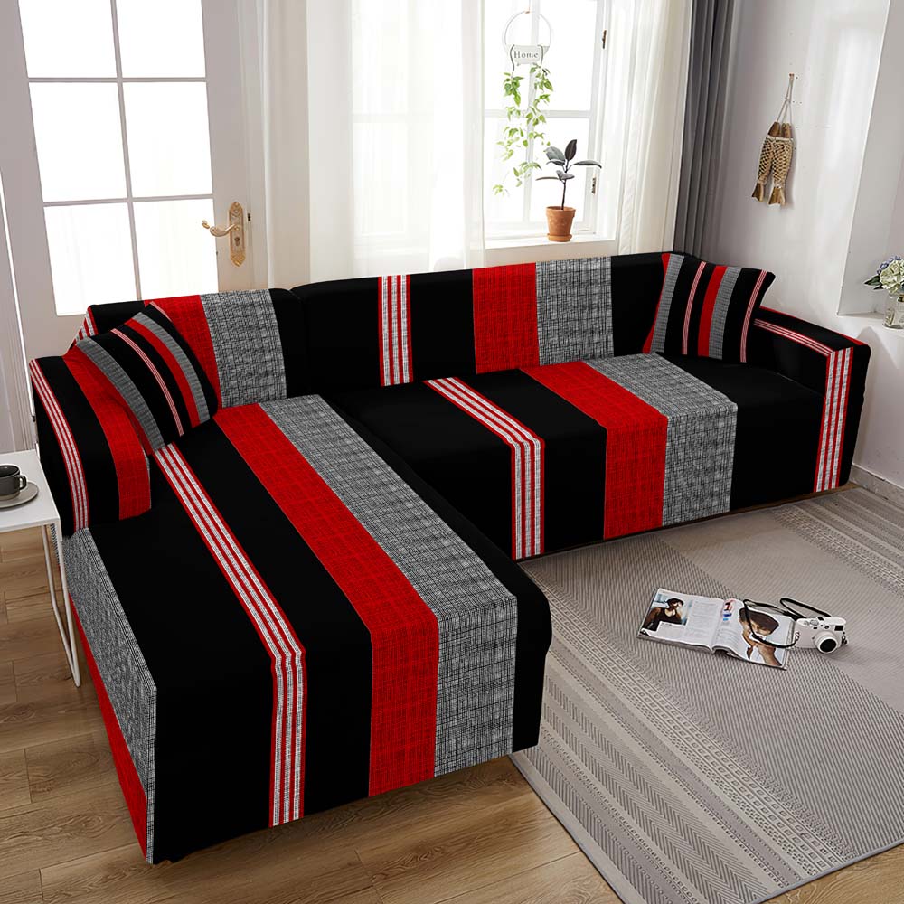 Geometrický potah na pohovku do obývacího pokoje Elastický potah na pohovku Mandala Potisk Stretch Potah Rohový potah na pohovku Křeslo Home Decor