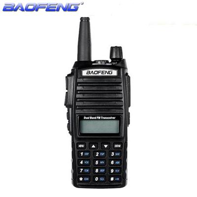 1PC Baofeng UV-82 Handheld Transceiver Interphone mit LCD FM Radio Empfänger 128 Kanäle CB Radio Dual Batterie Sparen LED Taschenlampe Walkie Talkie